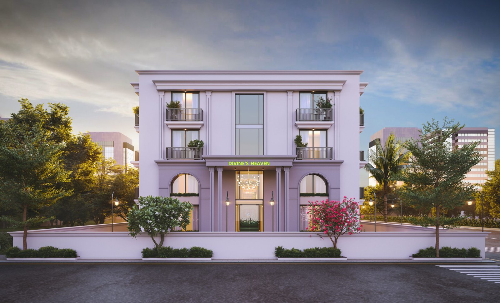 Divine Greens, view 1, by Himanshu Raval Architects