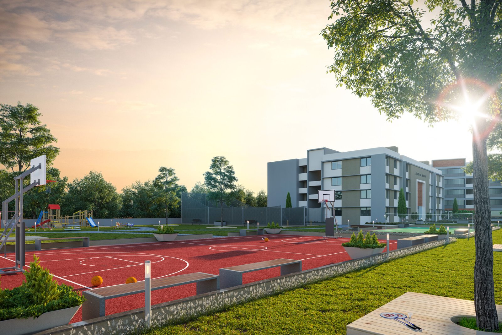 Adarsh Bal Niketan School, view 5, by Himanshu Raval Architects