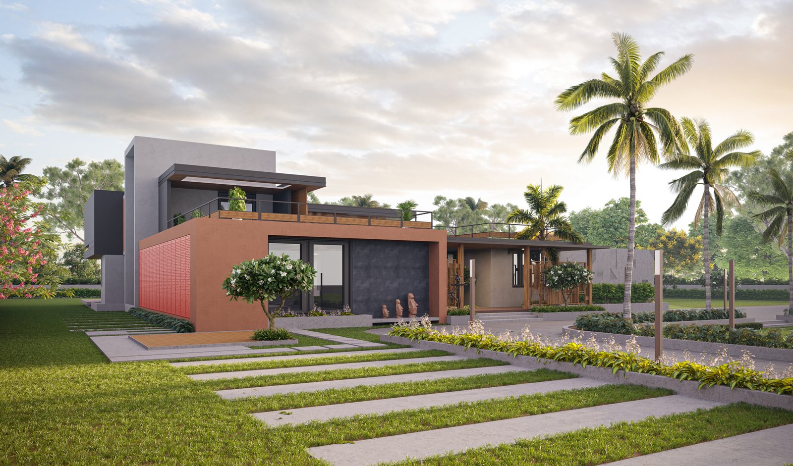 Bhagavati Farm, view 3, by Himanshu Raval Architects