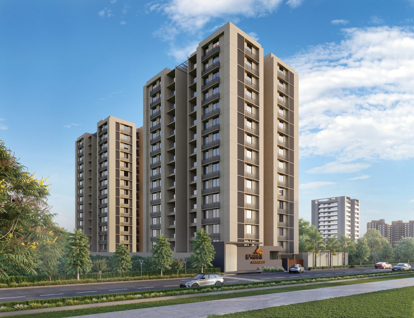 Shlok Arambh, view 1, by Himanshu Raval Architects