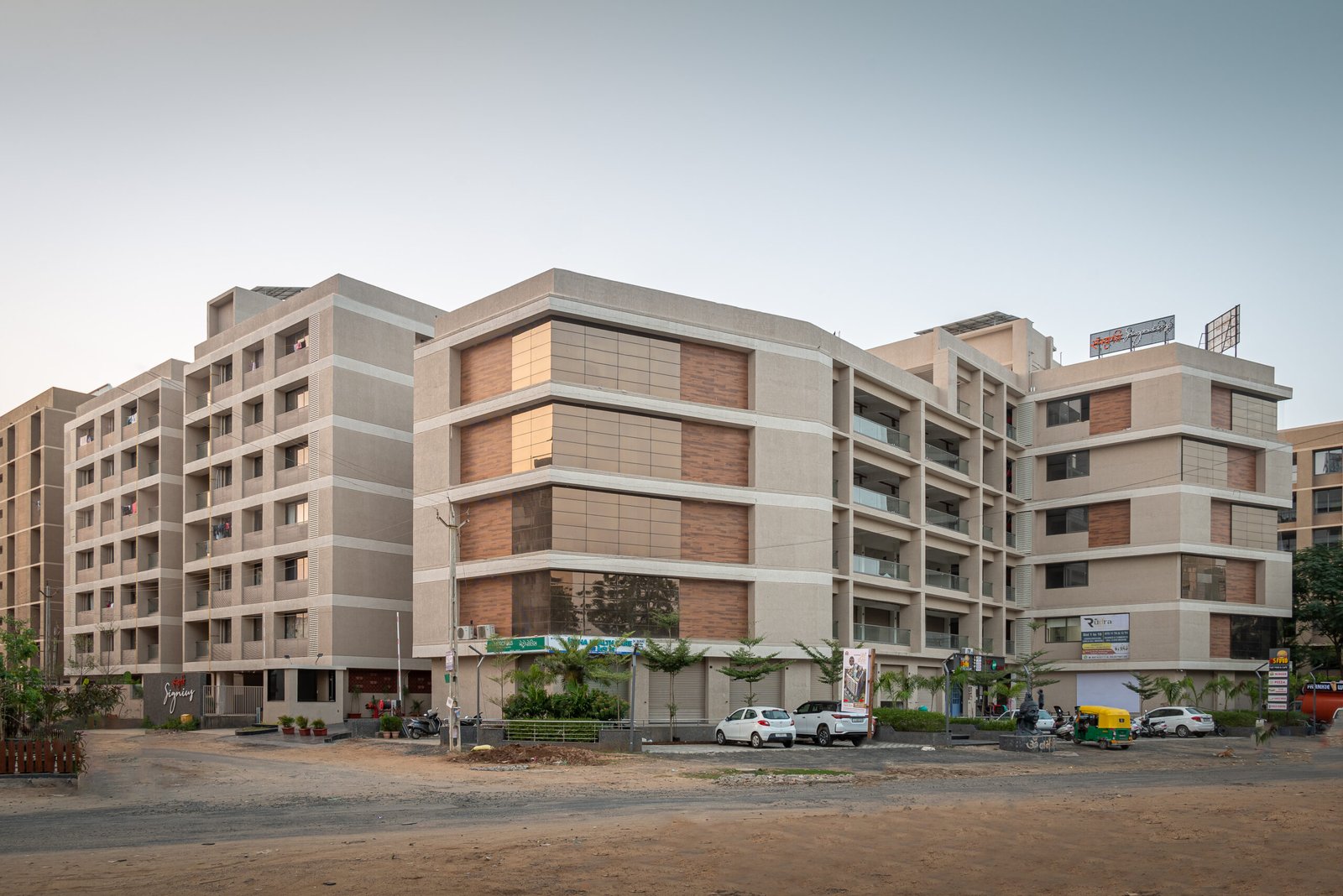 Sanskruti Signius, view 1, by Himanshu Raval Architects