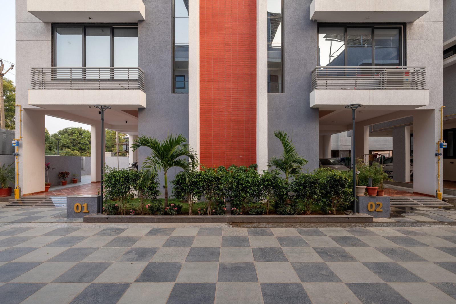 Swara Bungalows, view 5, by Himanshu Raval Architects