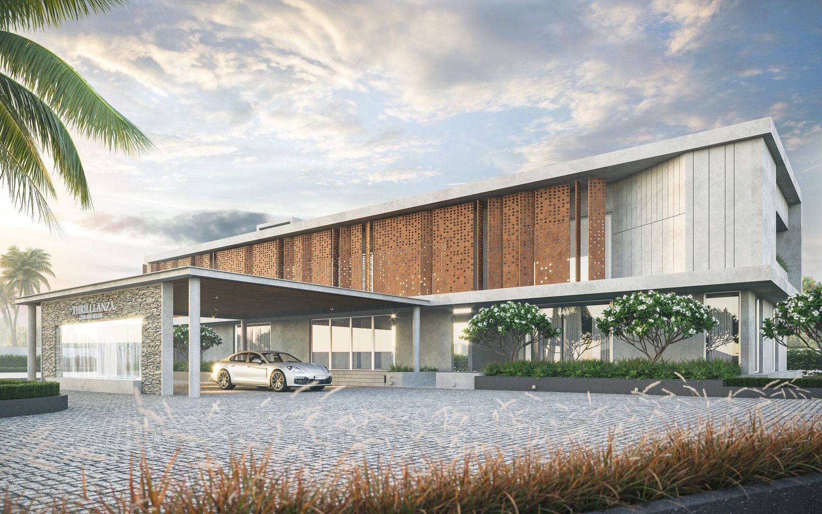 Threelenza, view 1, by Himanshu Raval Architects