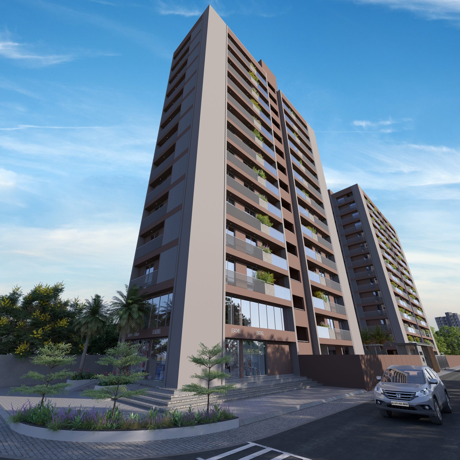 Vaidehi Shilp, view 1, by Himanshu Raval Architects