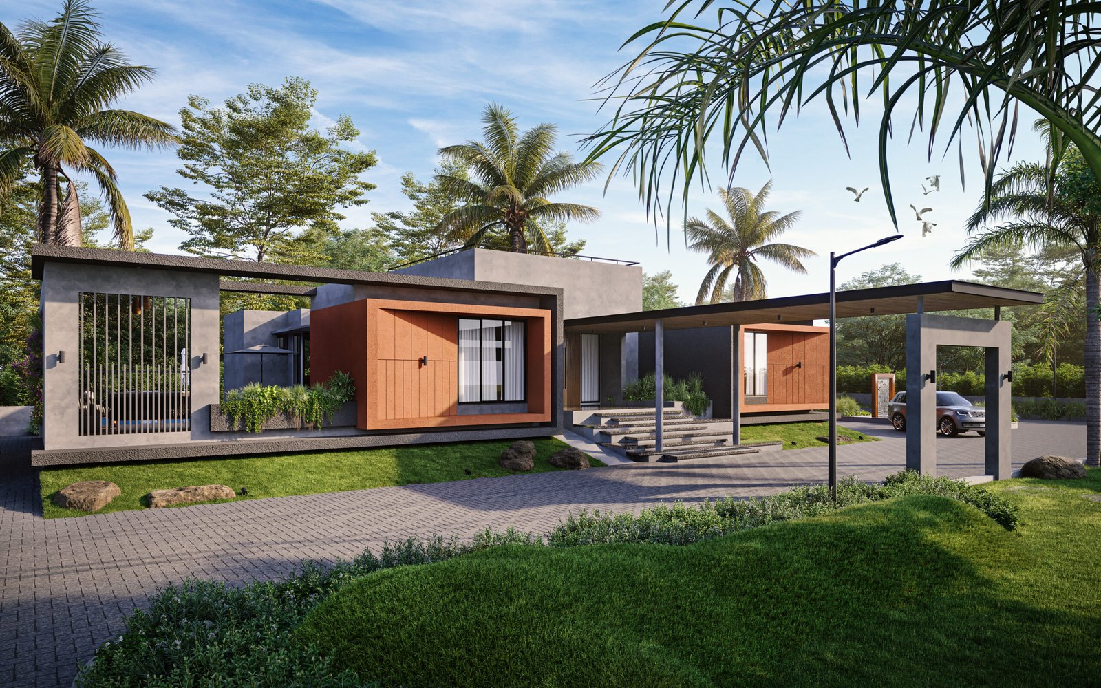 Pranav Soni, view 1, by Himanshu Raval Architects