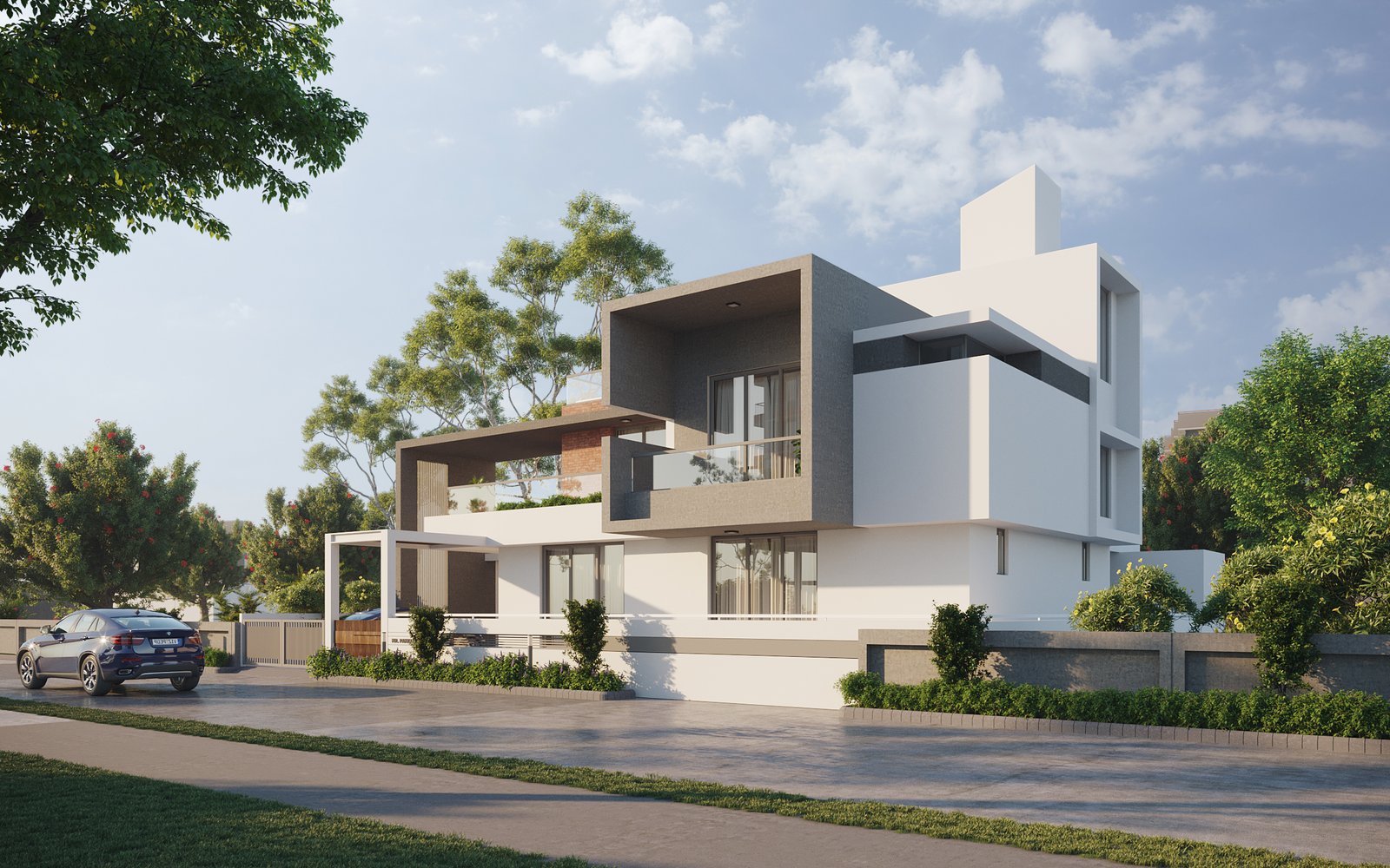 Pankaj Bhai, view 3, by Himanshu Raval Architects