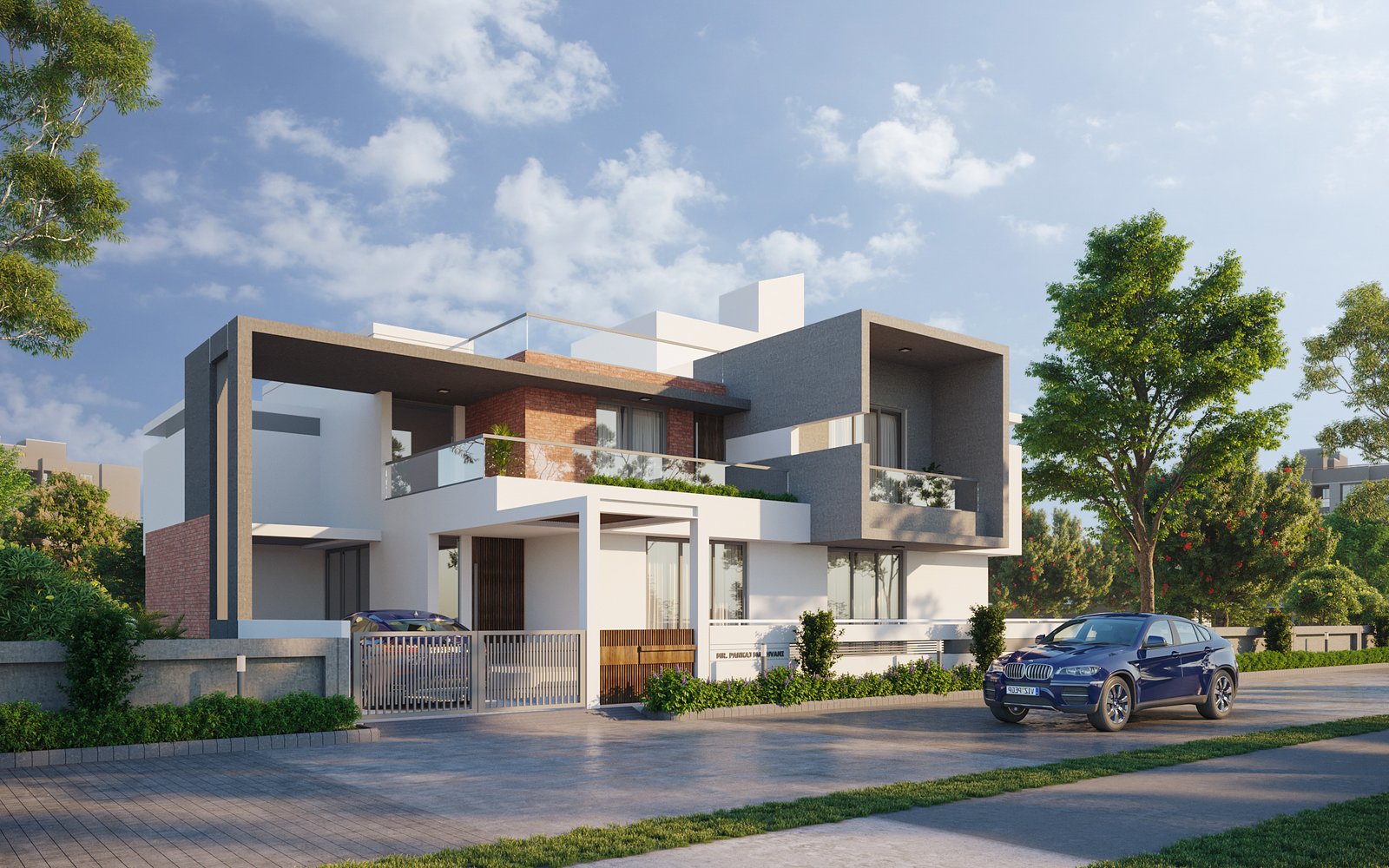 Pankaj Bhai, view 2, by Himanshu Raval Architects