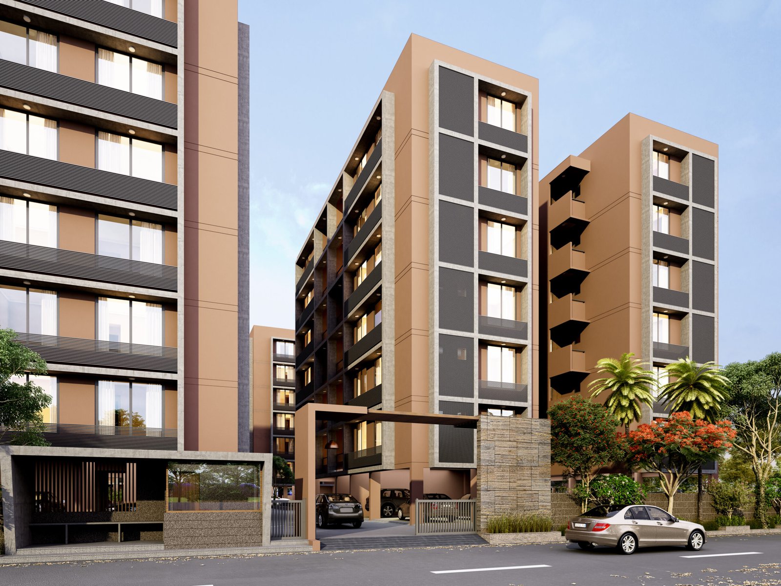 Mahalaxmi Shlok, view 1, by Himanshu Raval Architects