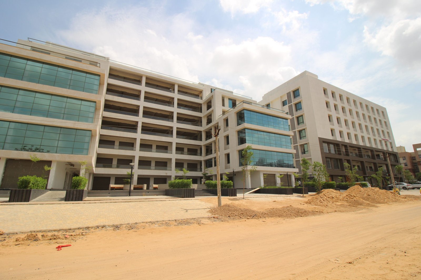 Vrundavan Trade Center, view 5, by Himanshu Raval Architects