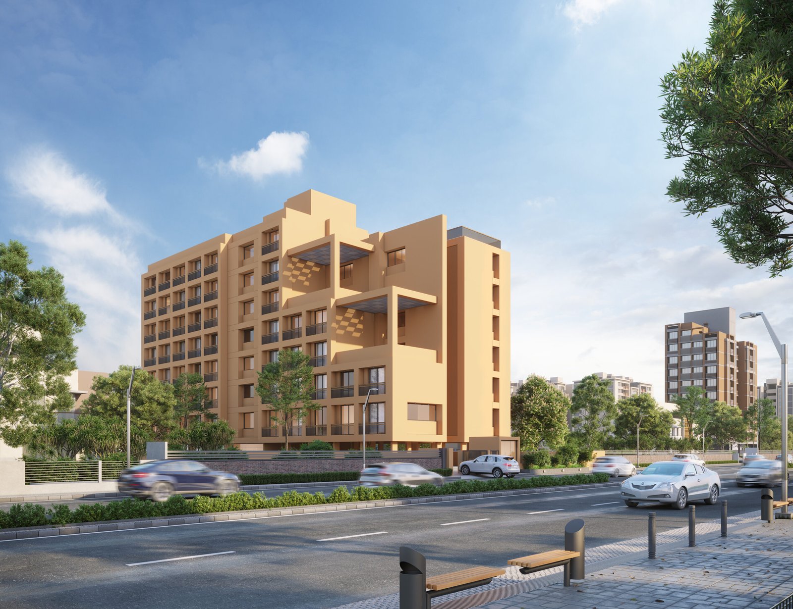 Papaiya Care Center, view 1, by Himanshu Raval Architects