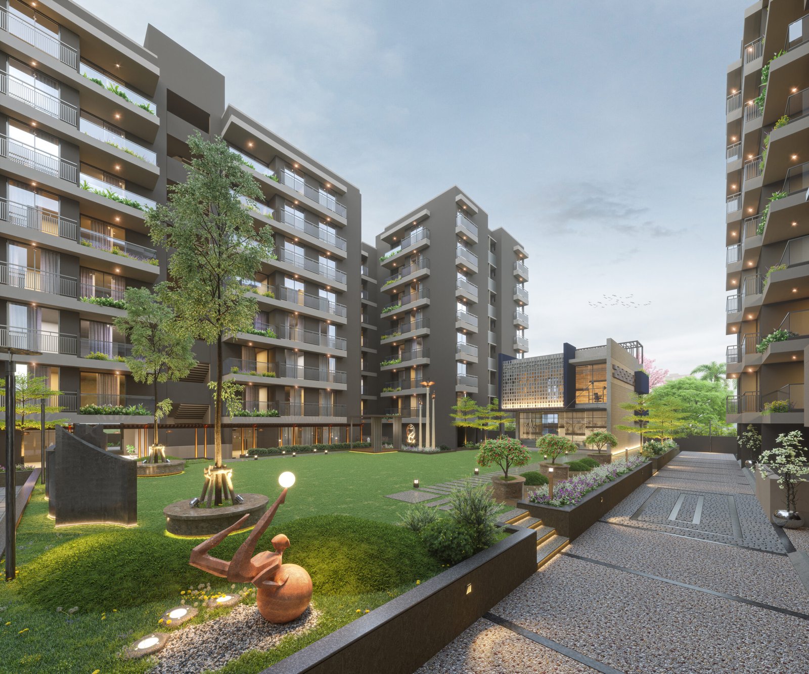 Sai Sharanam, view 5, by Himanshu Raval Architects