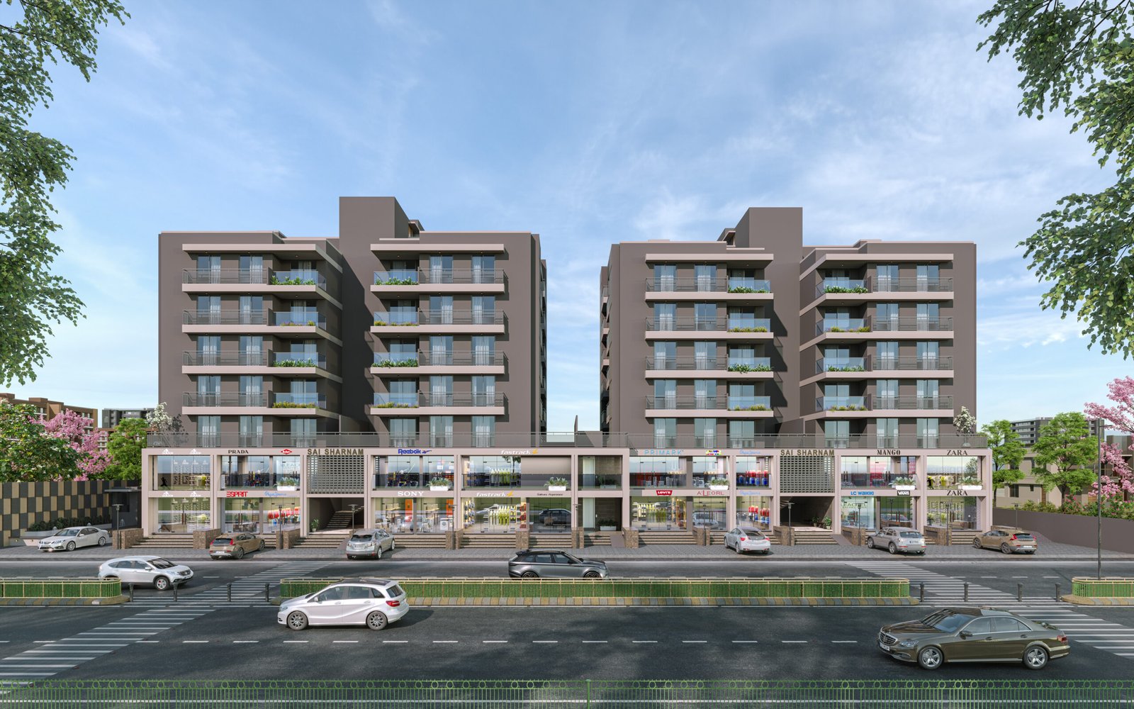 Sai Sharanam, view 1, by Himanshu Raval Architects