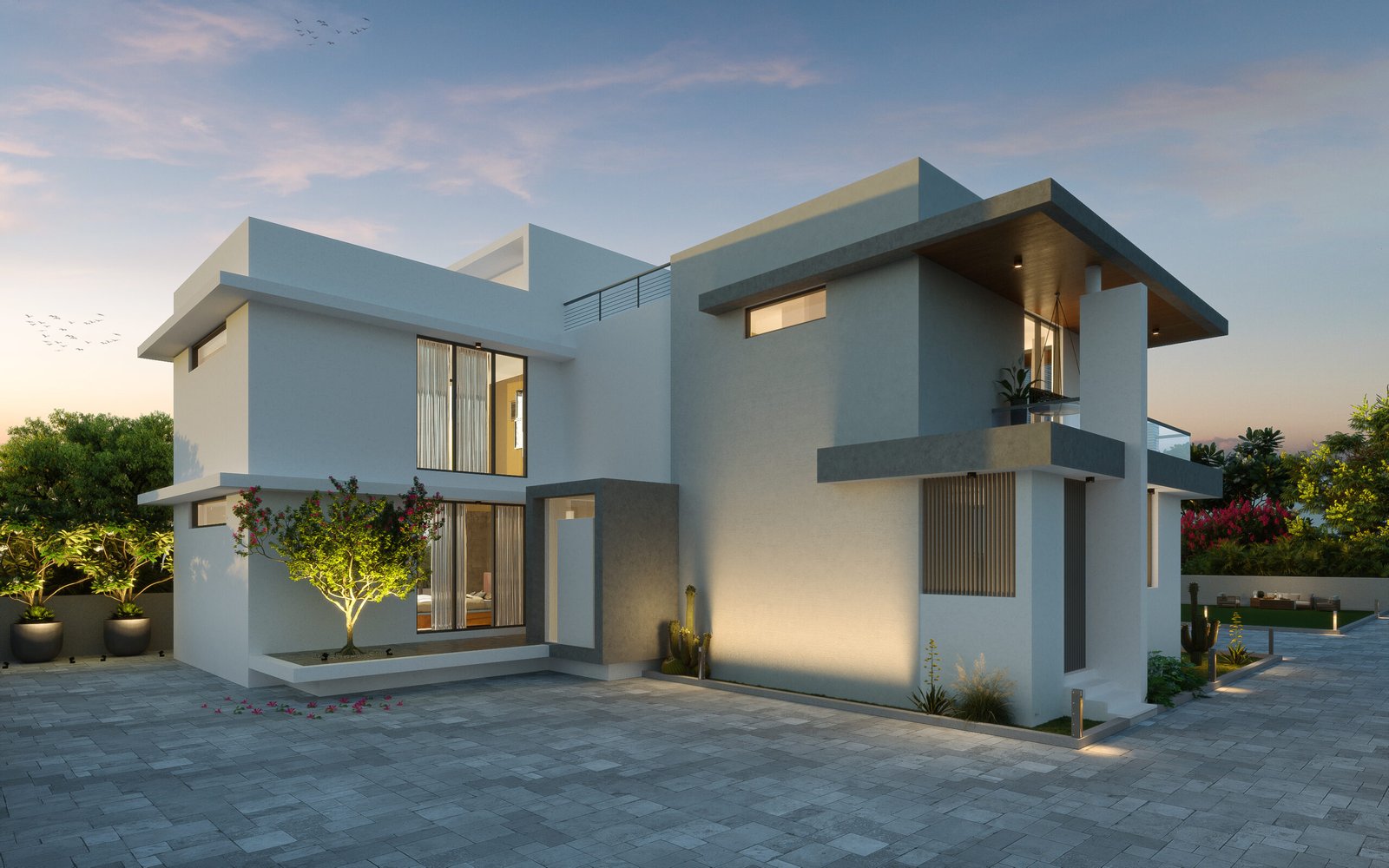 Sanjay Bhai Chaudhary, view 3, by Himanshu Raval Architects