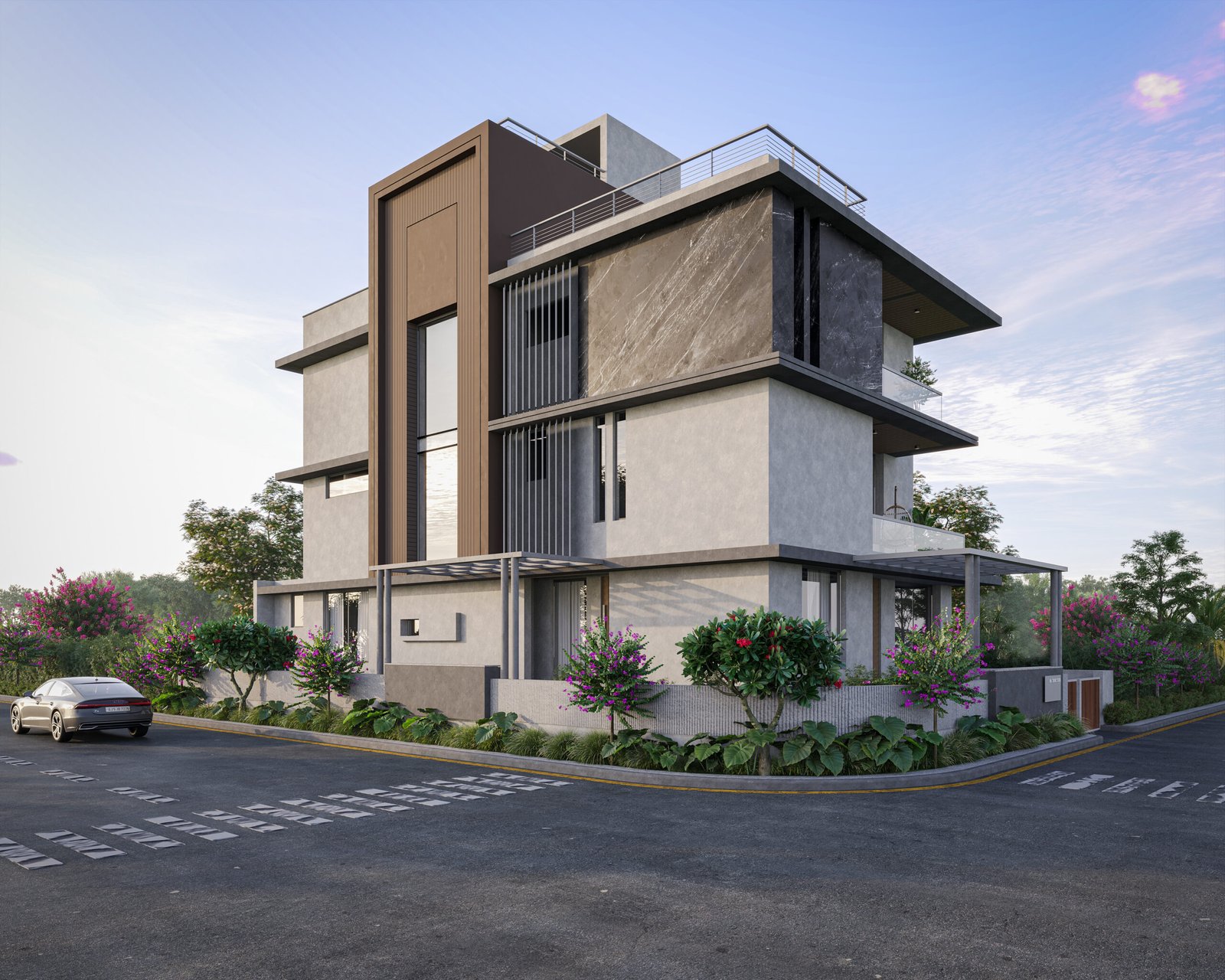 Sunil Bhai Soni, view 1, by Himanshu Raval Architects