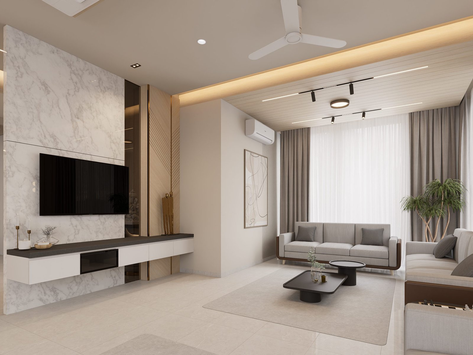 Akash Desai, view 2, by Himanshu Raval Architects