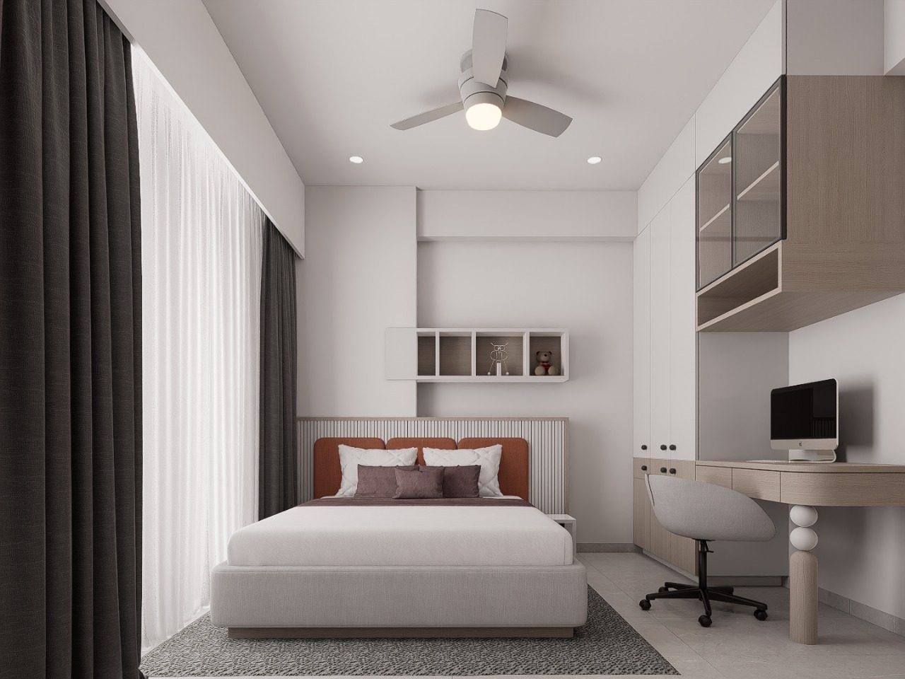 Dhwani Ben, view 3, by Himanshu Raval Architects