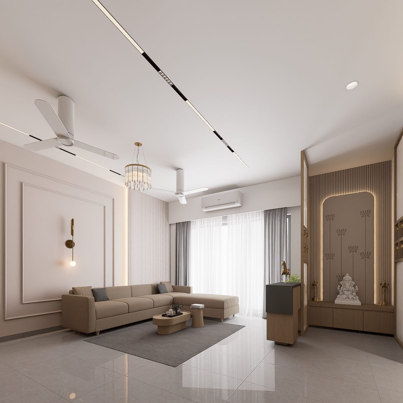 Mitesh Bhai, view 3, by Himanshu Raval Architects